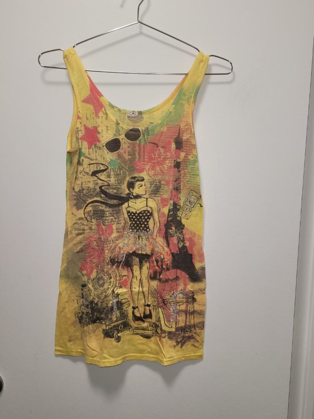 Vintage Vanity Tank Women Size S or a small M